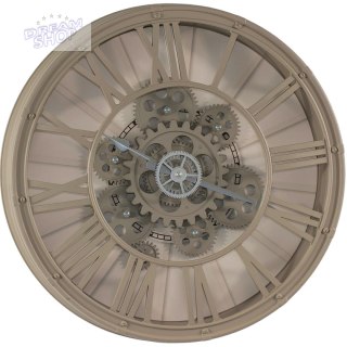ZEGAR ŚCIENNY OBROTOWY MECHANIZM 38CM CAPPUCCINO