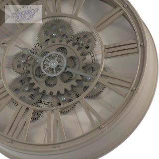 ZEGAR ŚCIENNY OBROTOWY MECHANIZM 38CM CAPPUCCINO