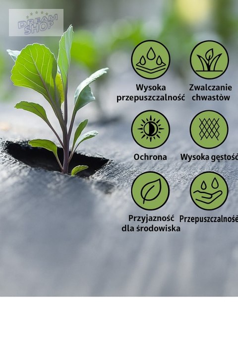 Agrotkanina czarna 1,1x100m UV 135g antychwastowa agrowłóknina + kotwy Agrotkanina czarna 1,1x100m UV 135g antychwastowa agrowłóknina + kotwy