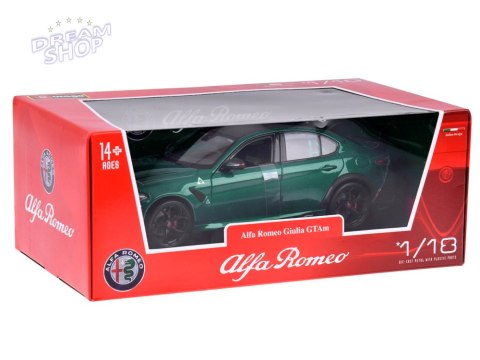 Auto Alfa Romeo Giulia GTAm Quadrifoglio Model Kolekcjonerski 1:18 ZA5991