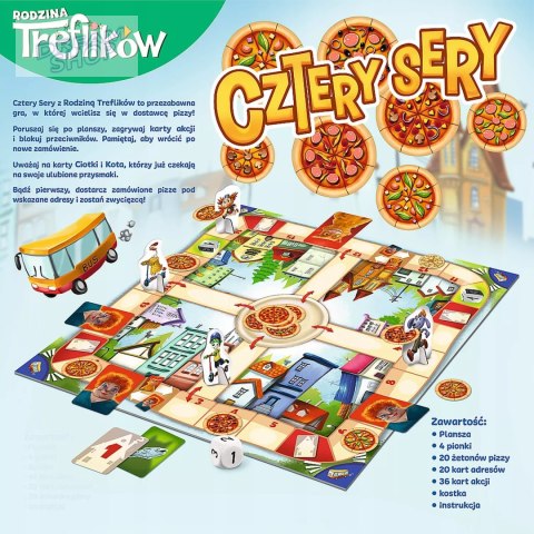 Gra planszowa Cztery Sery Trefl 02282
