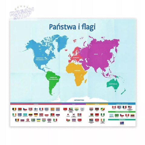 Gra planszowa Państwa i flagi Trefl 01953