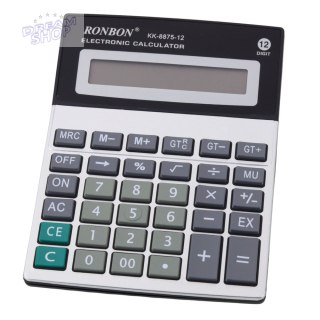 Kalkulator Biurowy Ronbon KK-8875-12 Duży Wyświetlacz 12-Cyfrowy