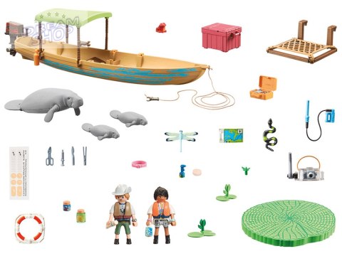 Klocki Playmobil 71010 Wycieczka łodzią -Wiltopia. Zestaw 71 elem. ZA5997