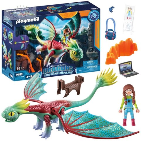 Klocki Playmobil 71083- Figurka smoka. Zestaw 14 elem. ZA5998 Klocki Playmobil 71083- Figurka smoka. Zestaw 14 elem. ZA5998