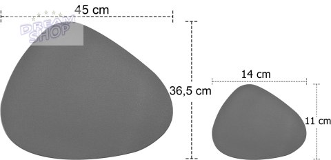 Komplet podkładek na stół TRIVAL GREY Komplet podkładek na stół TRIVAL GREY