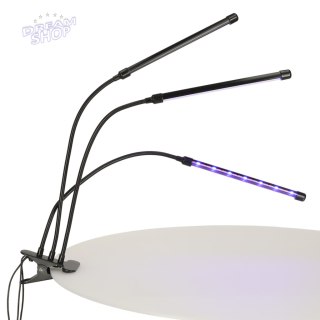 Lampa do roślin LED uprawy wzrostu panel 3 żarówki