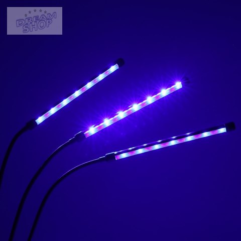 Lampa do roślin LED uprawy wzrostu panel 3 żarówki Lampa do roślin LED uprawy wzrostu panel 3 żarówki