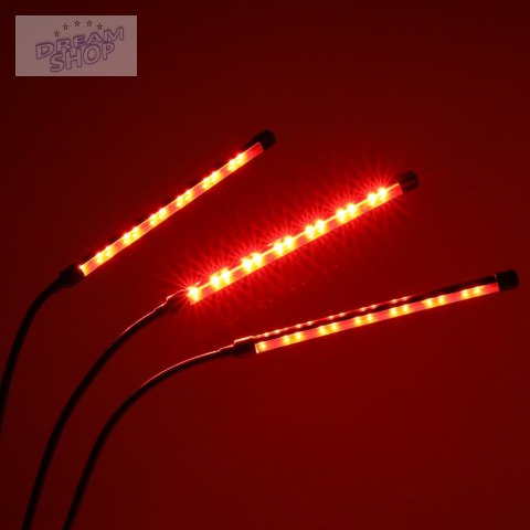 Lampa do roślin LED uprawy wzrostu panel 3 żarówki Lampa do roślin LED uprawy wzrostu panel 3 żarówki