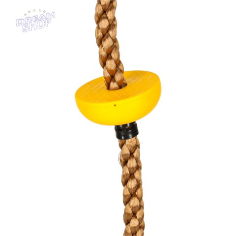 Lina do wspinaczki huśtawka sznur wspinaczkowy z węzłami platformami 200cm Lina do wspinaczki huśtawka sznur wspinaczkowy z węzłami platformami 200cm