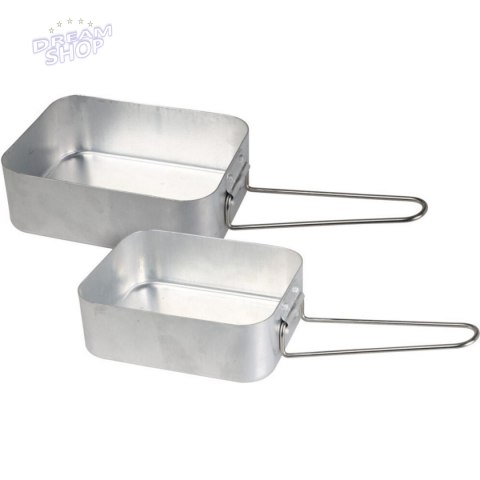 MENAŻKA MISKI TURYSTYCZNE DO ZAPIEKANIA CASSEROLE 2SZT. ALUMINIUM REDCLIFFS MENAŻKA MISKI TURYSTYCZNE DO ZAPIEKANIA CASSEROLE 2SZT. ALUMINIUM REDCLIFFS