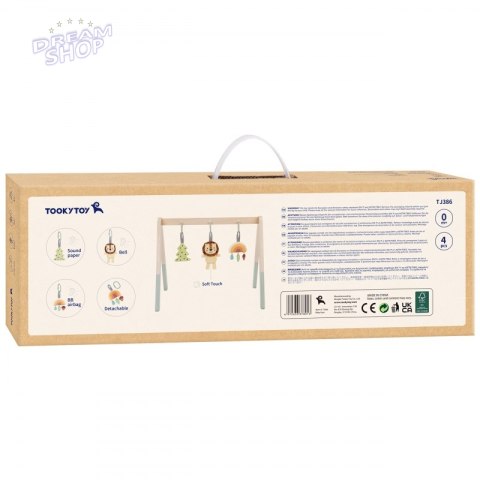 TOOKY TOY Baby Gym Stojak Edukacyjny Gimnastyczny 3 Zawieszki