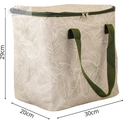 TORBA TERMICZNA 30x20x29CM 15L REDCLIFFS LIŚCIE TORBA TERMICZNA 30x20x29CM 15L REDCLIFFS LIŚCIE