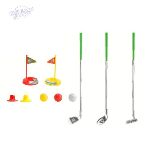 Zestaw Golfowy Dla Dzieci Kije Piłeczki Flagi Podstawki 48el Zestaw Golfowy Dla Dzieci Kije Piłeczki Flagi Podstawki 48el
