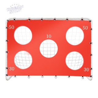 Bramka piłkarska do piłki nożnej dla dzieci treningowa 2w1 + mata celności 215 x 153 x 76 cm