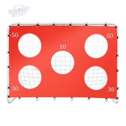 Bramka piłkarska do piłki nożnej dla dzieci treningowa 2w1 + mata celności 215 x 153 x 76 cm Bramka piłkarska do piłki nożnej dla dzieci treningowa 2w1 + mata celności 215 x 153 x 76 cm