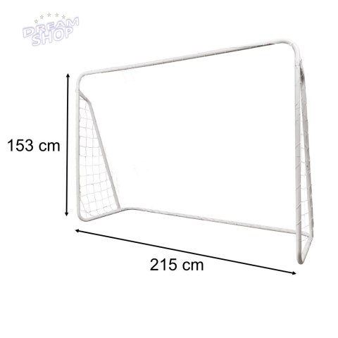 Bramka piłkarska do piłki nożnej dla dzieci treningowa 2w1 + mata celności 215 x 153 x 76 cm Bramka piłkarska do piłki nożnej dla dzieci treningowa 2w1 + mata celności 215 x 153 x 76 cm