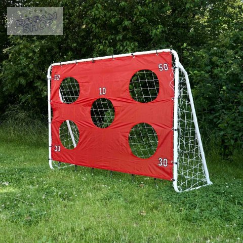Bramka piłkarska do piłki nożnej dla dzieci treningowa 2w1 + mata celności 215 x 153 x 76 cm Bramka piłkarska do piłki nożnej dla dzieci treningowa 2w1 + mata celności 215 x 153 x 76 cm