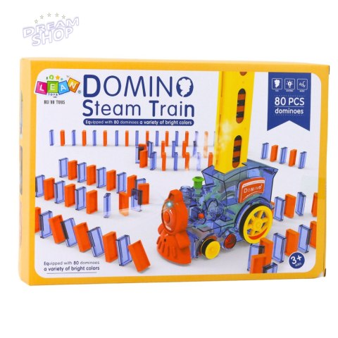 Elektryczna Lokomotywa Na Baterie Klocki Domino Para Wodna 80el