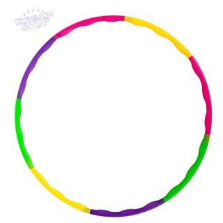 Hula Hop Z Wypustkami Składane Kolorowe 7El Średnica 50cm