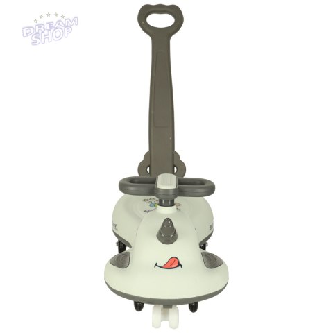 Jeździk grawitacyjny LED Swing FIX S1 skuter z rączką szary max 65kg Jeździk grawitacyjny LED Swing FIX S1 skuter z rączką szary max 65kg