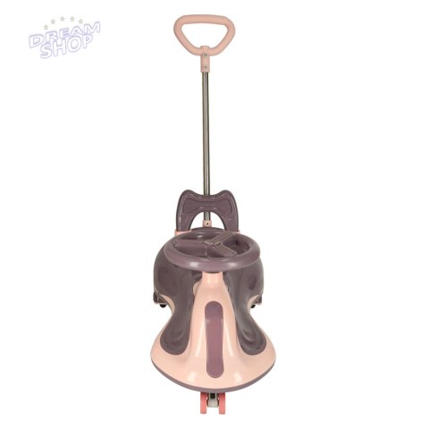 Jeździk grawitacyjny LED Swing FIX S2 skuter z rączką fioletowy max 100kg Jeździk grawitacyjny LED Swing FIX S2 skuter z rączką fioletowy max 100kg