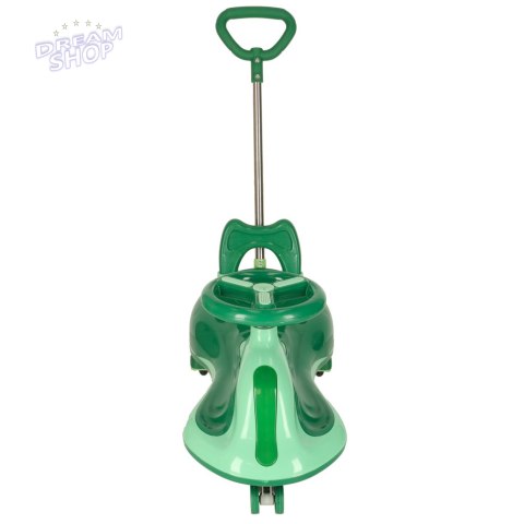 Jeździk grawitacyjny LED Swing FIX S2 skuter z rączką zielony max 100kg Jeździk grawitacyjny LED Swing FIX S2 skuter z rączką zielony max 100kg