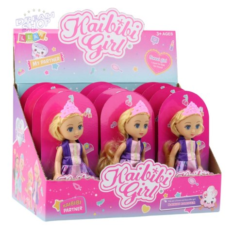 Mini Laleczka Księżniczka Korona Zdobiona Sukienka 17cm Mix Mini Laleczka Księżniczka Korona Zdobiona Sukienka 17cm Mix