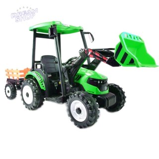 OLBRZYMI TRAKTOR NA AKUMULATOR Z PRZYCZEPĄ 24 V, 400W, PILOT/JS-3158B-24V