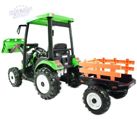 OLBRZYMI TRAKTOR NA AKUMULATOR Z PRZYCZEPĄ 24 V, 400W, PILOT/JS-3158B-24V