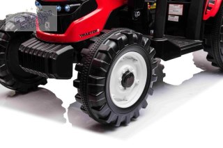 OLBRZYMI TRAKTOR NA AKUMULATOR Z PRZYCZEPĄ 24 V, 400W, PILOT/JS-3158B-24V