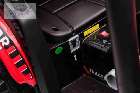 OLBRZYMI TRAKTOR NA AKUMULATOR Z PRZYCZEPĄ 24 V, 400W, PILOT/JS-3158B-24V