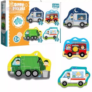 Puzzle Baby pojazdy i zawody 2+ Trefl 36071