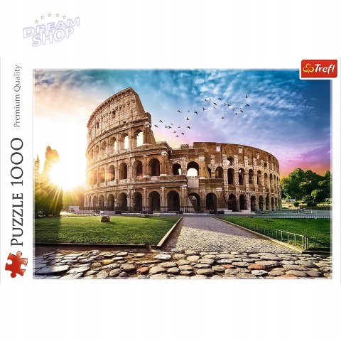 Puzzle widok koloseum w promieniach słońca 1000 elementów Trefl 10468