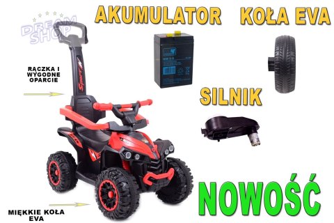 QUAD NA AKUMULATOR, JEŹDZIK, ODPYCHACZ, PCHACZ - POJAZD WIELOFUNKCYJNY /921A