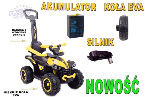 QUAD NA AKUMULATOR, JEŹDZIK, ODPYCHACZ, PCHACZ - POJAZD WIELOFUNKCYJNY /921A