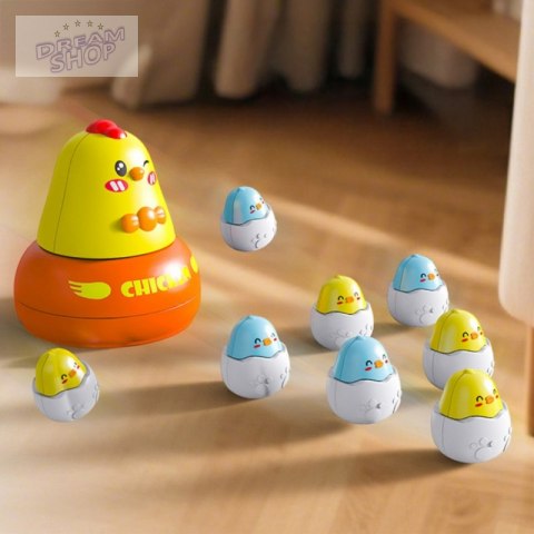 WOOPIE Gra Zręcznościowa Łowienie Kurczaczków 2w1 Katapulta