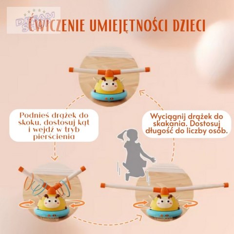 WOOPIE Gra Zręcznościowa Skakanka Automatyczna 2w1 Rzut do Celu Pszczółka WOOPIE Gra Zręcznościowa Skakanka Automatyczna 2w1 Rzut do Celu Pszczółka