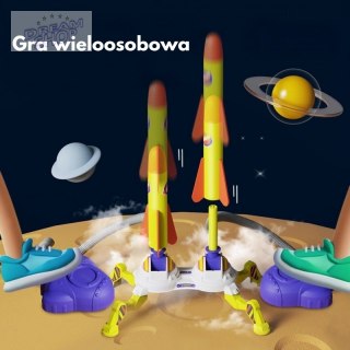 WOOPIE Podwójna Wyrzutnia Rakiet Piankowych 6 szt.