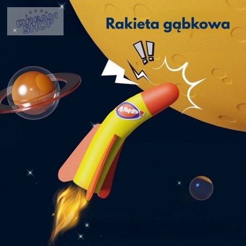 WOOPIE Podwójna Wyrzutnia Rakiet Piankowych 6 szt.