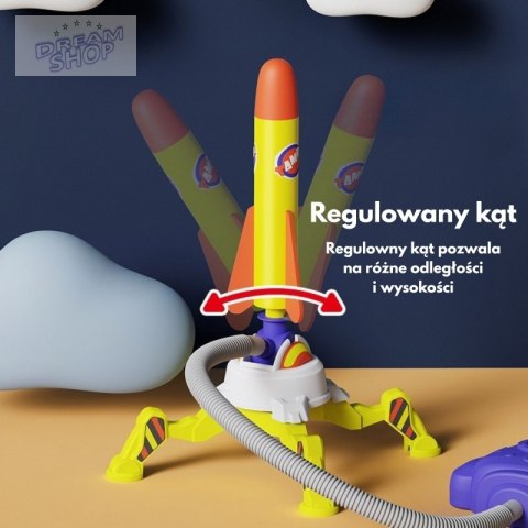 WOOPIE Podwójna Wyrzutnia Rakiet Piankowych 6 szt.