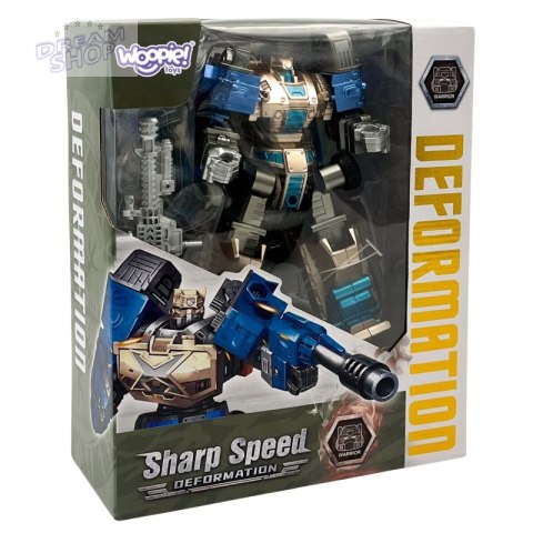 WOOPIE Robot Transformujący SHARP SPEED 2w1 Ciężarówka Bojowa WOOPIE Robot Transformujący SHARP SPEED 2w1 Ciężarówka Bojowa