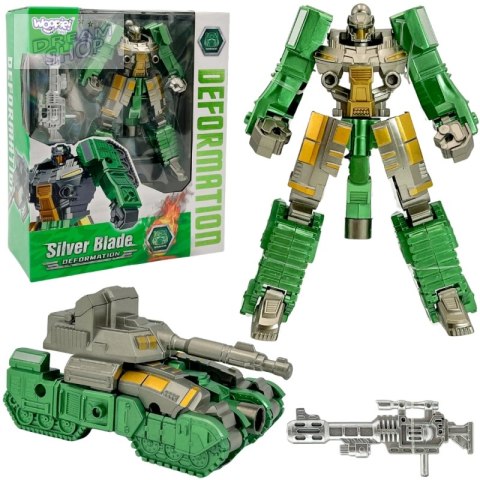 WOOPIE Robot Transformujący SILVER BLADE 2w1 Czołg