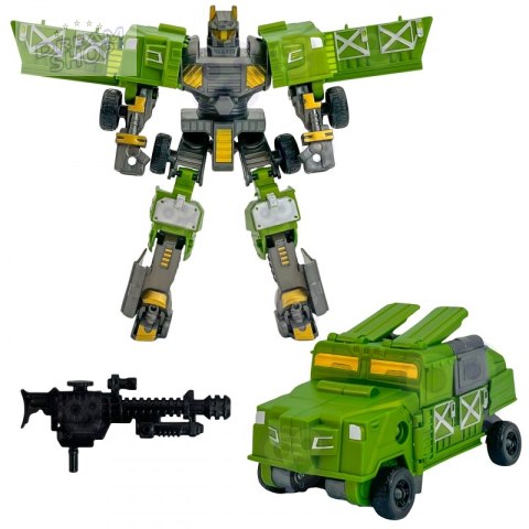 WOOPIE Roboty Transformujące Zestaw 4w1 Samochody Bojowe