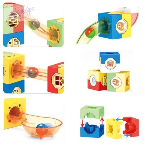 WOOPIE Tor Kulkowy Kulodrom Zestaw Konstrukcyjny Klocki 3D WOOPIE Tor Kulkowy Kulodrom Zestaw Konstrukcyjny Klocki 3D