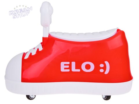 Czerwony TRAMPEK Elo :) - JEŹDZIK but Super-obrotowy + muzyka SP0813 Czerwony TRAMPEK Elo :) - JEŹDZIK but Super-obrotowy + muzyka SP0813