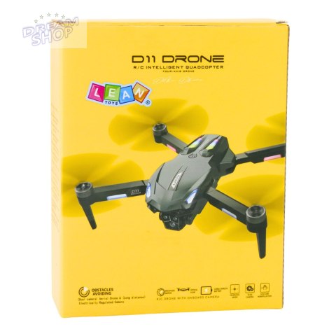 Dron D11 Zdalnie Sterowany Kamera HD WIFI Sterowanie Gestami Pilot Żółty Dron D11 Zdalnie Sterowany Kamera HD WIFI Sterowanie Gestami Pilot Żółty