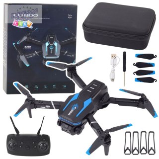 Dron Zdalnie Sterowany LU800 Kamera Światła LED Niebieski