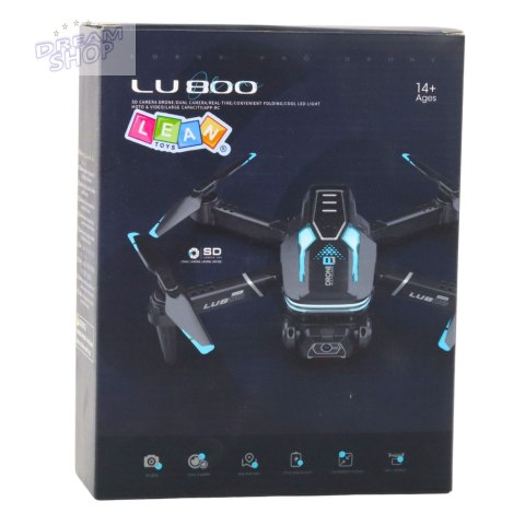 Dron Zdalnie Sterowany LU800 Kamera Światła LED Pomarańczowy Dron Zdalnie Sterowany LU800 Kamera Światła LED Pomarańczowy