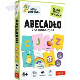 Gra dla dzieci edukacyjna mały odkrywca Abecadło 4+Trefl 02811